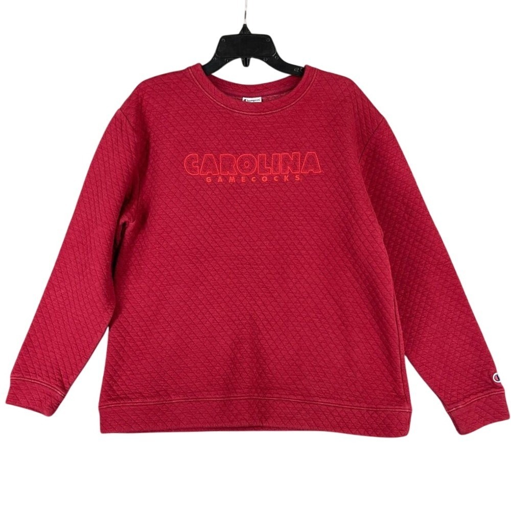 Carolina Gamecocks Crewneck Sweatshirt‎ Women L College Team Athletic Champion